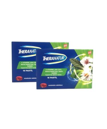 theranatur Raspberry Flavored 16 Pastilles 2 Pieces