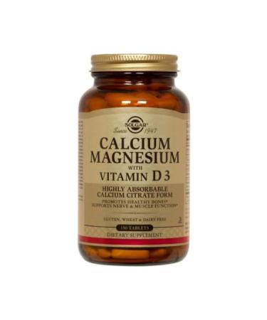 Solgar Calcium Magnesium Vitamin D3 150 Tablets -