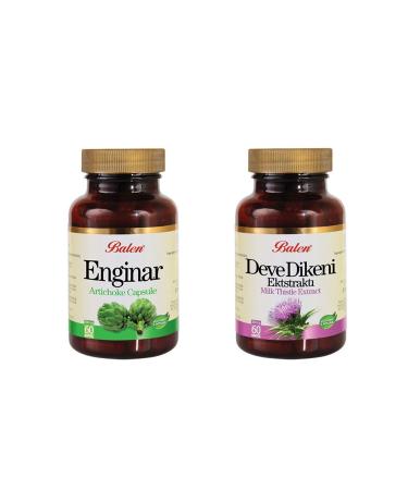 Balen Artichoke Extract 60 Capsules - Milk Thistle Extract 60 Capsules