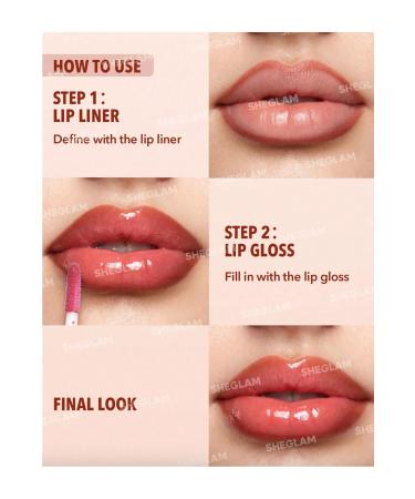 SHEGLAM Lip Rules Liner & Gloss Pen-Case - Buy Online on GoSupps.com