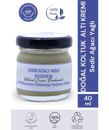 Jaspet Cedarwood Oil Cream Deodorant 40 Ml. 0 Natural