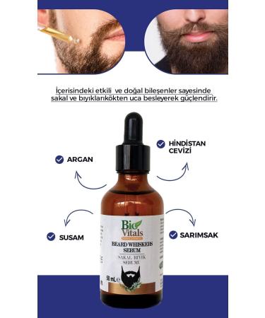 Bio Vitals Beard Mustache Growth Miracle Original Serum 50 ml - Buy Online on GoSupps.com