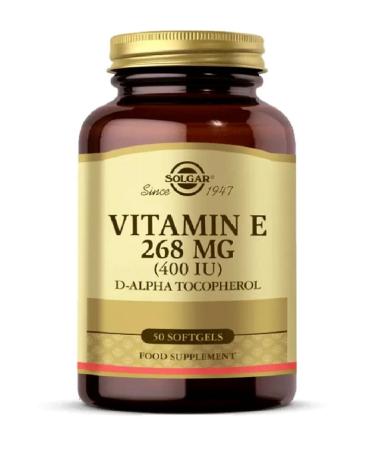 Solgar Vitamin E 400 Iu 50 Capsules