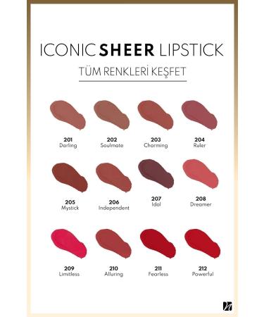 Note Cosmetics Iconic Sheer Lipstick Moisturizing Shiny Lipstick 201 Darling - Nude - Buy Online on GoSupps.com