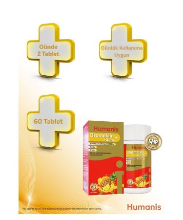 Humanis Bromelain+Chromium Zinc 60 Tablets - Buy Online on GoSupps.com