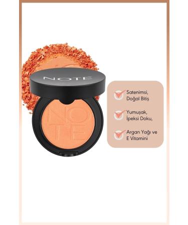 Note Cosmetics Luminous Silk Compact Blusher Powder Blush - 14 Dreamy Coral - Buy Online on GoSupps.com