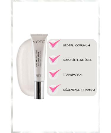 Note Cosmetics Skin Perfecting Illuminator Brightening Makeup Base for Dry Skin - Buy Online on GoSupps.com