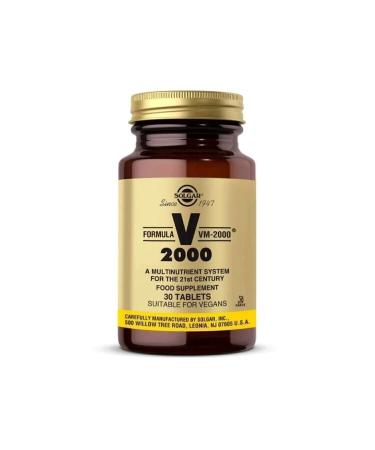 Solgar Formula Vm 2000 30 Tablets