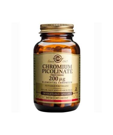 Solgar Chromium Picolinate 200 mcg 90 Capsules