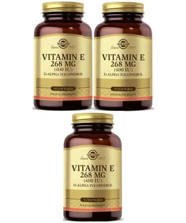 Solgar Vitamin E 400 Iu 50 Capsules 3 Pieces