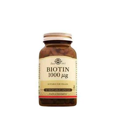 Solgar Biotin 1000 Mcg 50 Capsules
