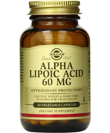 Solgar Alpha Lipo Acid 60 Mg 60 Capsules