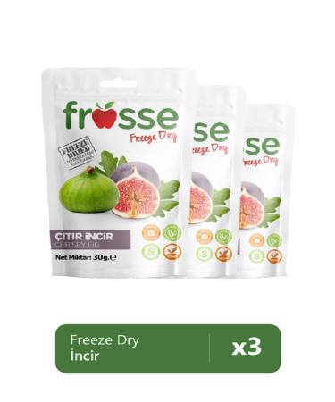 frosse Fig Crisp Freeze Dried 3-Piece Fig Chips