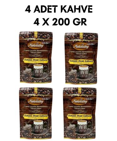 Kervan Kahvecibey Ottoman Coffee 4 Pieces