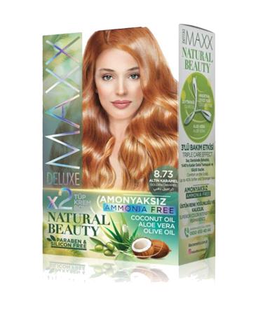 calleren Natural Beauty Ammonia-Free Hair Dye 8.73 Golden Caramel - CLN3373-5551