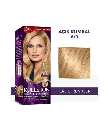 HELSOL Koleston Intense Hair Dye 8/0 Light Blonde - Salon Quality - HLS8998-3414