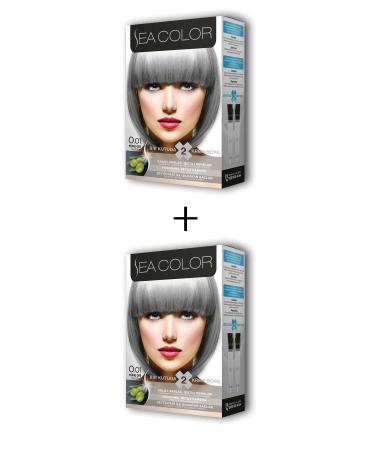 Uyguna Kap nda 2X2 Tube Cream Hair Dye Set Smoke Gray No:0.01 - SVU5907-5166