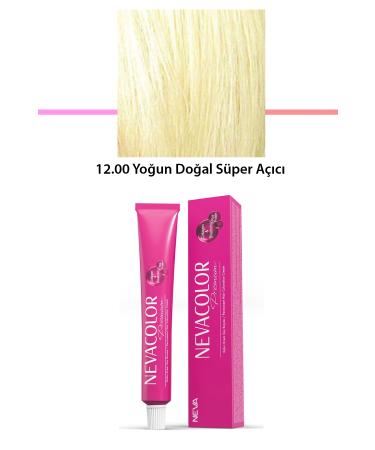 Narnuga Premium 12.00 Intensive Natural Super Lightener - Permanent Cream Hair Dye 50 g Tube - MCT4789-4691