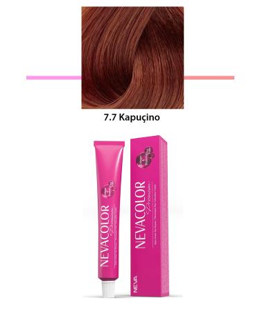 Uyguna Kap nda Premium 7.7 Cappuccino - Permanent Cream Hair Dye 50 g Tube - SVU6440-9204