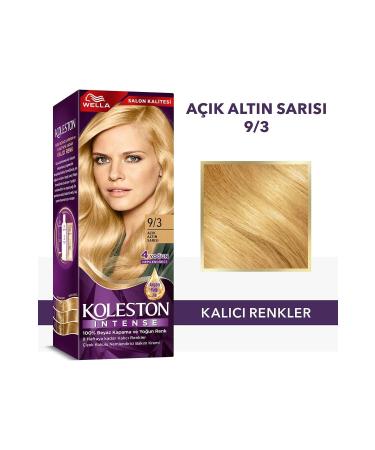 AYKAN Koleston Intense Hair Dye 9/3 Light Golden Blonde - Salon Quality - AYK1915-2318