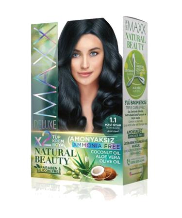 calleren Natural Beauty Ammonia Free Hair Dye 1.1 Blue Black - CLN6990-8756