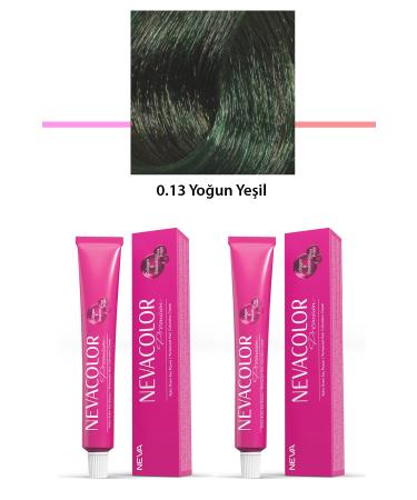 Buy by Name 2 Set Premium 0.13 Intense Green - Permanent Cream Hair Dye 2 X 50 g Tube - ISL5657-8710