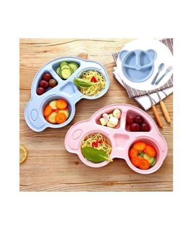 Skygo Cute Car Shaped Food Plate for Babies Kids Table Dish