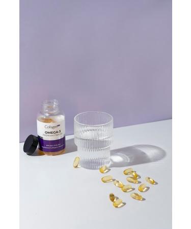 Collagen Forte Platinum Omega-3 Premium Fish Oil 90 Softgel X 1000mg Fish Oil Hydrolyzed Collagen & Vitamin C - Buy Online on GoSupps.com