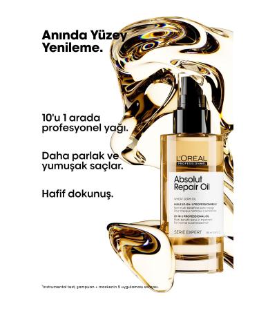 L'Oreal Paris Expert Absolut Repair 10 In 1 10 Effective Miracle Hair Care Oil for Damaged Hair 90