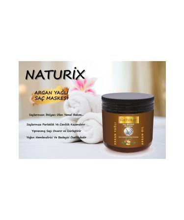 Naturix Natural Argan Oil Hair Care Mask for All Hair Types 500 ml Argan Hair Mask - Buy Online on GoSupps.com