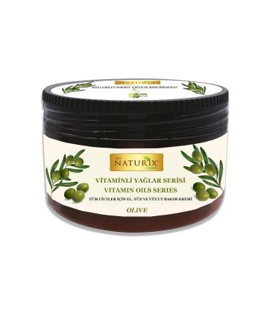 Naturix Vitamin Oil Series Olive Oil Essence Hand Face Body Cream 250 ml Intensive Moisture Therapy - Buy Online on GoSupps.com