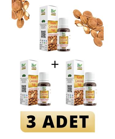 Bio Vitals Apricot Kernel Oil 20 ml 3 PIECES