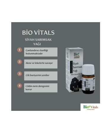 Bio Vitals Black Garlic Oil 20ml - Buy Online on GoSupps.com