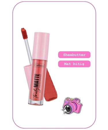 Callista Truly Matte Liquid Lipstick Matte Liquid Lipstick 404 Blushing Pink - Pink - Buy Online on GoSupps.com