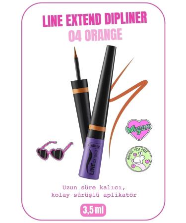 Callista Line Extend Dipliner Long Lasting - 04 Zesty Orange - Orange