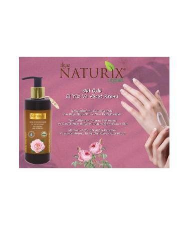 Naturix Rose Essence Hand - Face - Body Lotion Moisturizing Therapy Cream 2 Pieces 250 ml Rose Cream - Buy Online on GoSupps.com