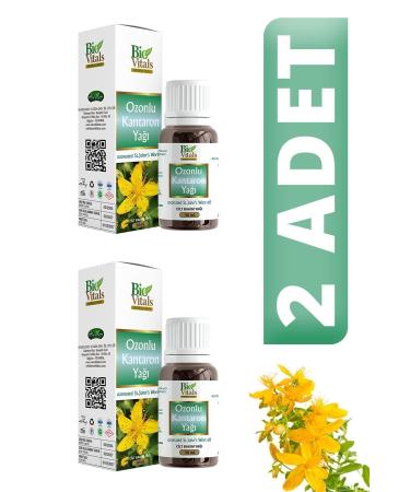 Bio Vitals Ozonated St. John's Wort Oil 50 ml 2 PIECES