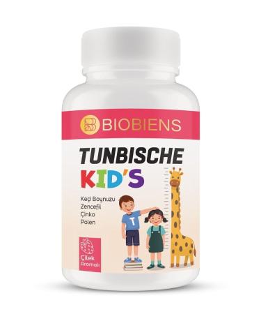 Biobiens Tunbische Children's Weight Gainer and Height Increase Aid Strawberry Flavored 250 gr.