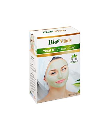 Bio Vitals Skin Dirt Oil and Makeup Residues Cleansing Green Clay Mask 200 Gr