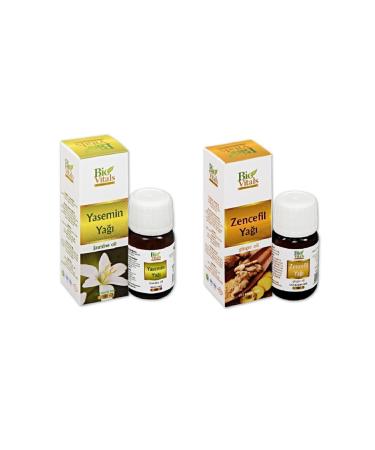 Ginger Spice Jasmine and Ginger Aromatic Massage Skin Care Oil Set