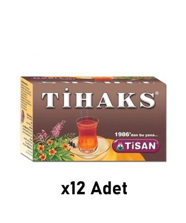 Tisan Tihaks Mixed Herbal Tea 20 Filtering Bags 12 Pieces