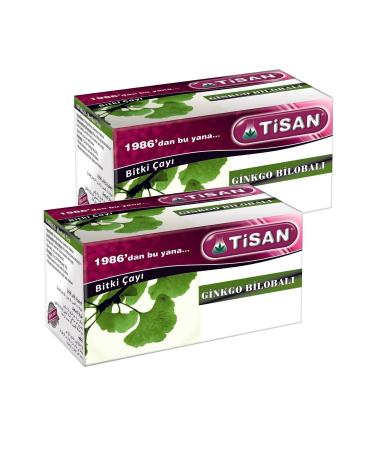Tisan 2 Boxes Ginkgo Biloba Tea Bag Ginkgo Biloba Tea Herbal Tea Bag Tea