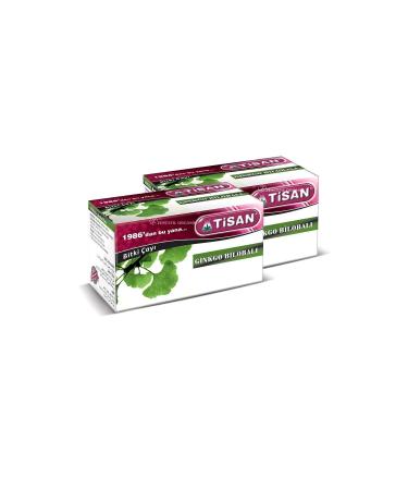 Tisan 2 Boxes Ginkgo Biloba Tea Bag Ginkgo Biloba Tea Herbal Tea Bag Tea - Buy Online on GoSupps.com
