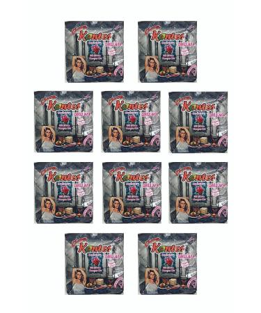 Clara Countess 10 Pieces Hair Removal Bath Herb Powder - Z rn k Herb