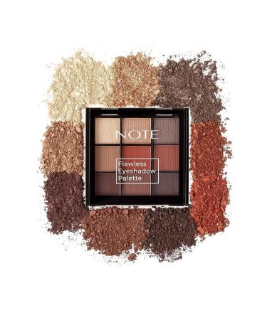 Note Cosmetics Flawless Eyeshadow Matte and Shimmer Powder Eyeshadow Palette - 01 Vivid Colors - Buy Online on GoSupps.com