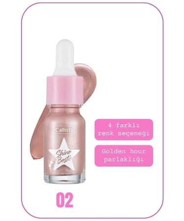 Callista Shine Bestie Highlighter Luminous Liquid Highlighter - 02 Mystic Pixie - Buy Online on GoSupps.com