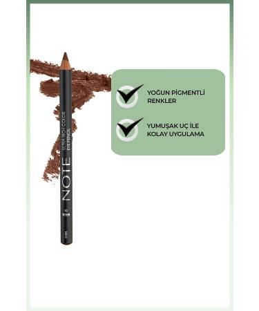 Note Cosmetics Ultra Rich Color Eye Pencil 06 Mocha - Red Brown - Buy Online on GoSupps.com