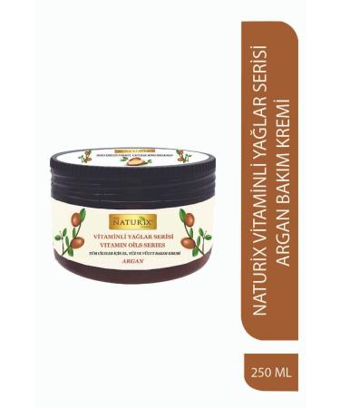 Naturix Vitamin Oil Series Argan Oil Essence Hand Face Body Cream 250 ml Intensive Moisture Therapy