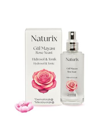Naturix Rose Yeast Brightening and Pore Tightening Toner 100ml - Buy Online on GoSupps.com