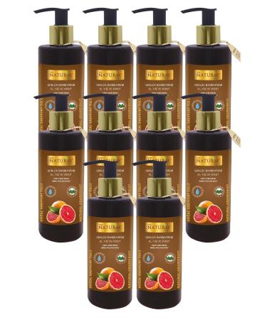 Naturix 10 Pieces Anti-Aging Vitamin C Hand Face Body Cream Grapefruit Fruit Extract Moisture Lotion